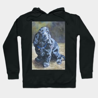 Cocker spaniel in watercolour Hoodie